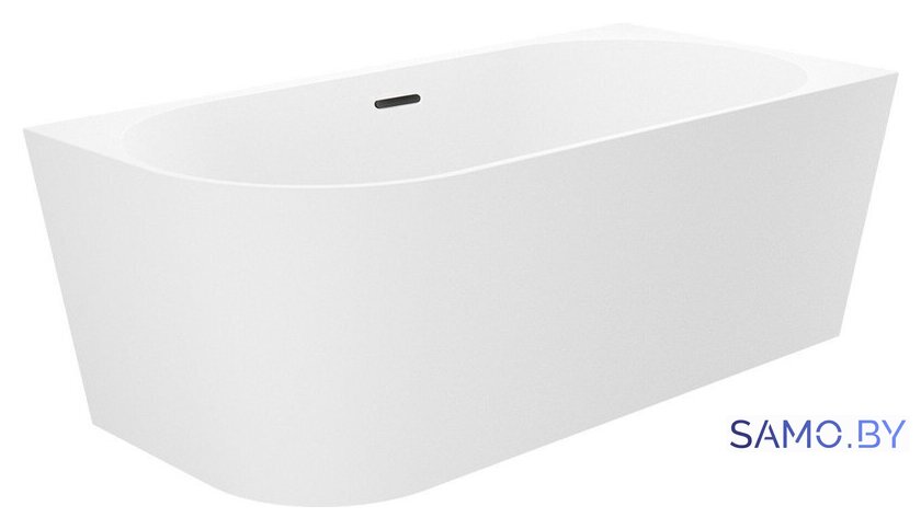 Ванна Wellsee Excellence Pro 150x73 28761003R (пристенная ванна (правая) белый глянец, экран, ножки, сифон-автомат матовый черный) - Изображение №2 — Интернет-магазин samo.by