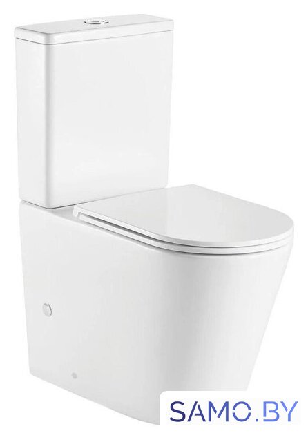 Унитаз напольный WeltWasser WW Salzbach 001 XL GL-WT (белый глянец чаша) - Изображение №2 — Интернет-магазин samo.by