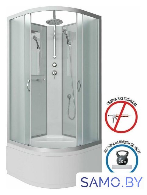 Душевая кабина Niagara NG-2309-14BKT 100x100x200 - Изображение №3 — Интернет-магазин samo.by