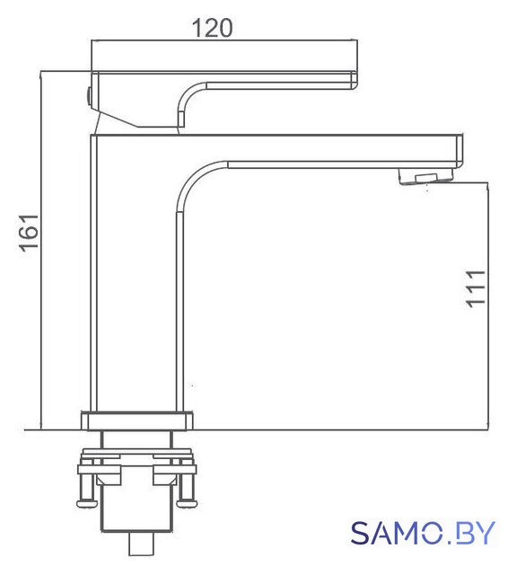Смеситель Gappo G1017-9 - Изображение №2 — Интернет-магазин samo.by