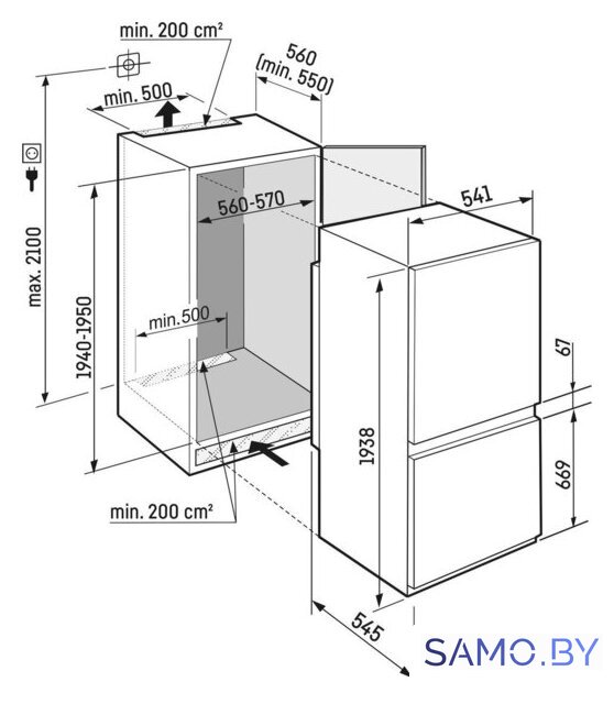 Холодильник Liebherr ICBNSd 5623 Plus BioFresh NoFrost - Изображение №21 — Интернет-магазин samo.by