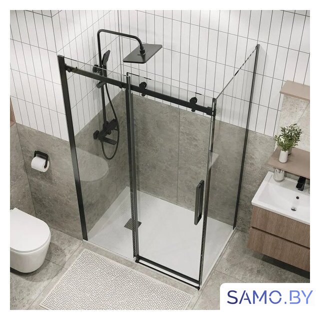 Душевой уголок Grossman Classic 110x90x195 120.K33.04.1190.42.00 (графит сатин/стекло прозрачное) - Изображение №9 — Интернет-магазин samo.by