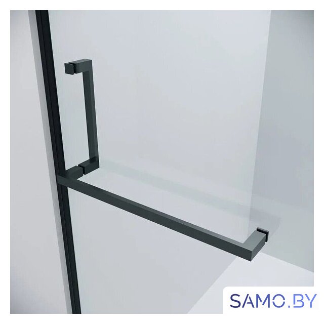 Душевой уголок Grossman Pragma 120x90x195 120.K33.03.1290.21.00 (черный матовый/стекло прозрачное) - Изображение №2 — Интернет-магазин samo.by