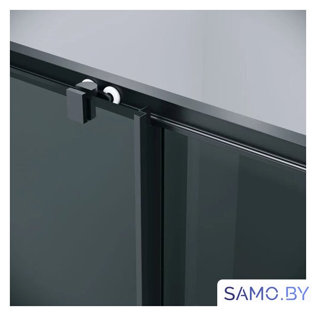 Душевой уголок Grossman Cosmo 100х100х195 120.K33.02.1010.21.10 (черный матовый/стекло тонированное) - Изображение №4 — Интернет-магазин samo.by