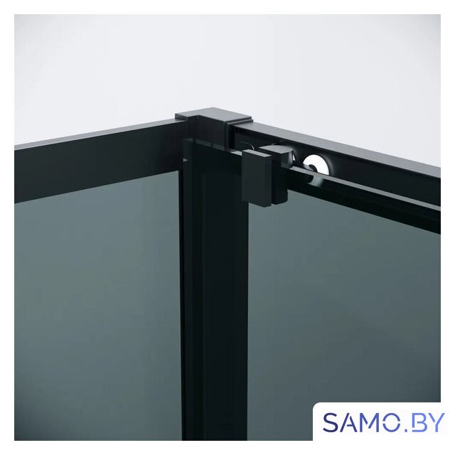 Душевой уголок Grossman Cosmo 100х100х195 120.K33.02.1010.21.10 (черный матовый/стекло тонированное) - Изображение №3 — Интернет-магазин samo.by