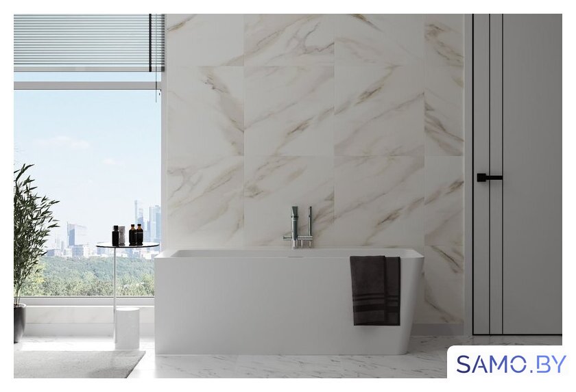 Ванна Belux Турин ТУ-1600 L (18, белый матовый/Solid Surface) - Изображение №2 — Интернет-магазин samo.by