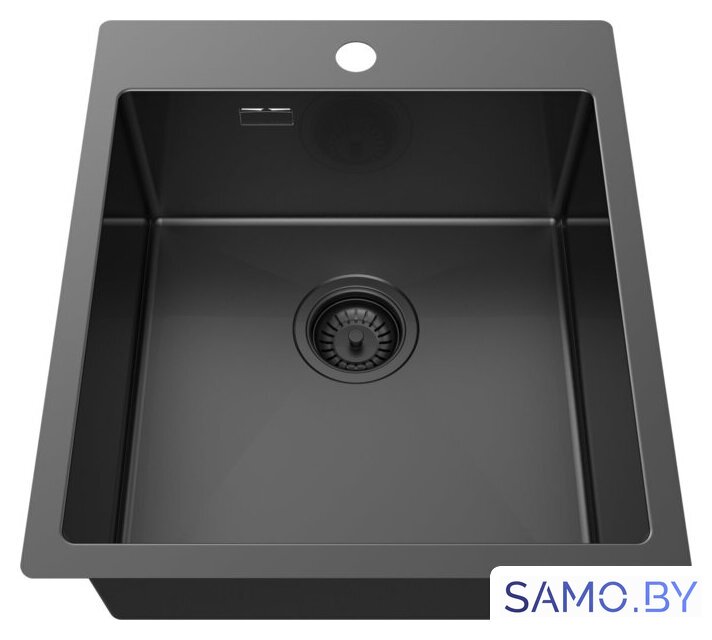 Кухонная мойка ZorG ZRN 5045 Premium PVD Gunblack - Изображение №2 — Интернет-магазин samo.by