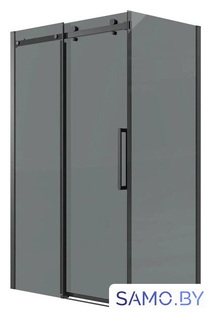 Душевой уголок Grossman Classic 120x80x195 120.K33.04.1280.21.10 (черный матовый/тонированное стекло) - Изображение №1 — Интернет-магазин samo.by
