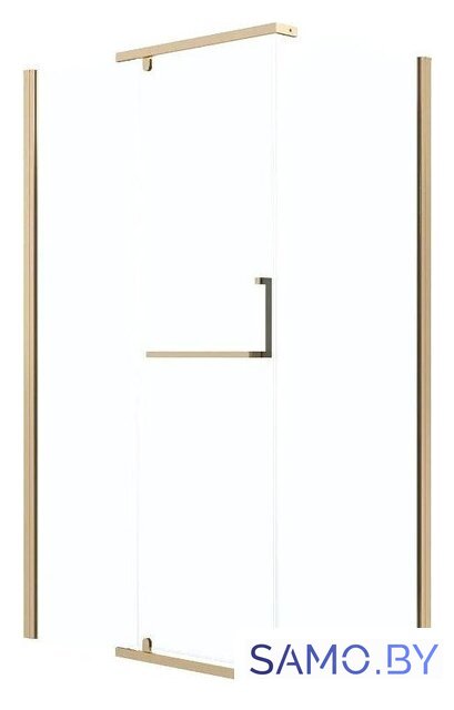 Душевой уголок Grossman Pragma 120x90x195 120.K33.03.1290.32.00 (золото сатин/стекло прозрачное) - Изображение №1 — Интернет-магазин samo.by