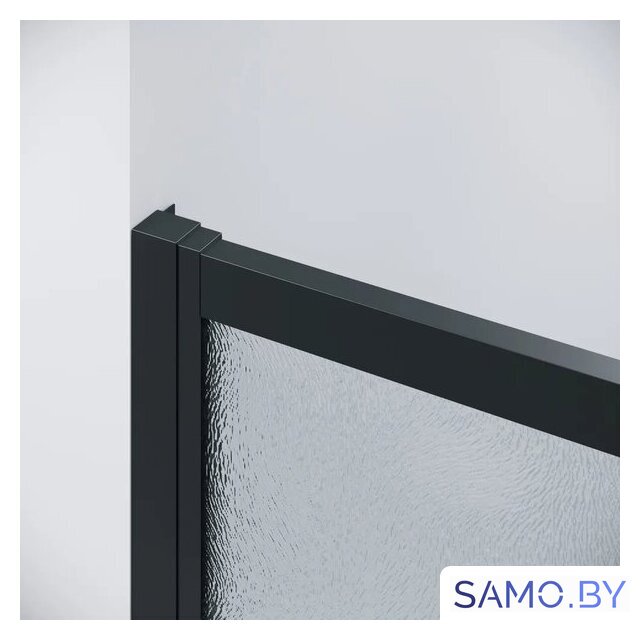 Душевой уголок Grossman Cosmo 100x100x195 120.K33.02.1010.21.02 (черный матовый/стекло шиншилла) - Изображение №5 — Интернет-магазин samo.by