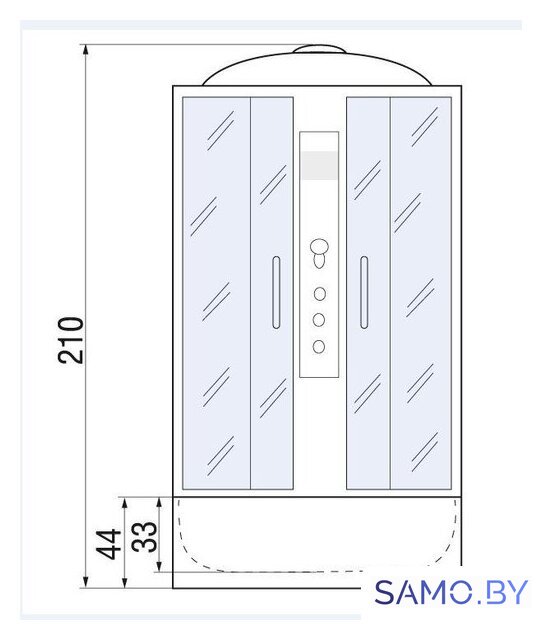 Душевая кабина River Desna 90/44 MT - Изображение №14 — Интернет-магазин samo.by