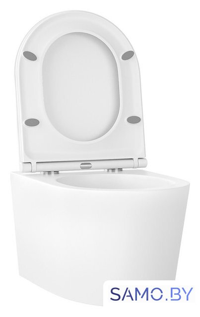 Унитаз подвесной Wellsee eclatant RimFree 182615001 (чаша, пневмокрышка, глянцевый белый) - Изображение №2 — Интернет-магазин samo.by