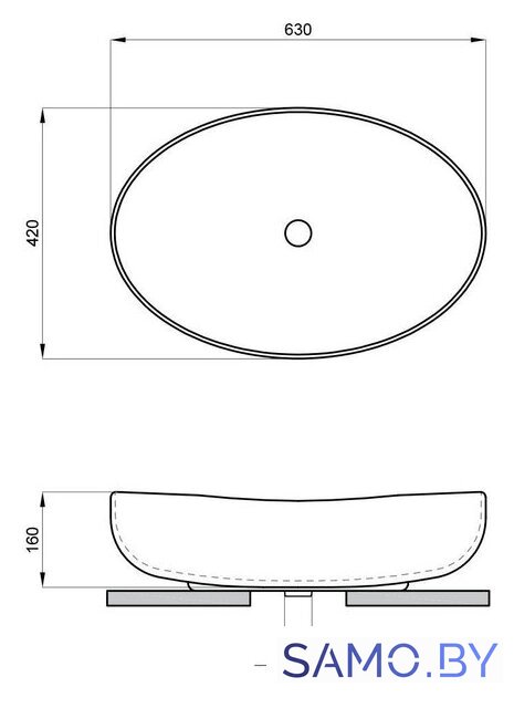 Умывальник Lavinia Boho Bathroom Sink 33311111 - Изображение №6 — Интернет-магазин samo.by