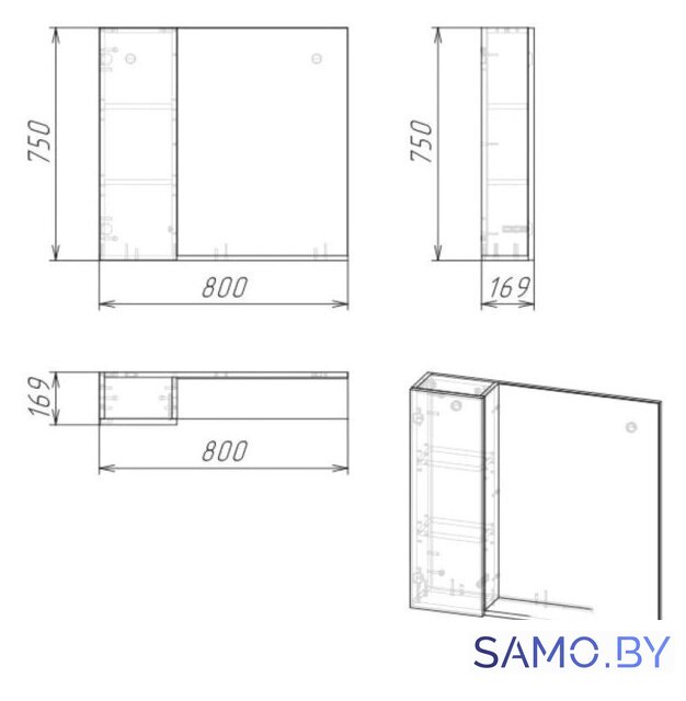  Grossman Альба 80 208005 - Изображение №2 — Интернет-магазин samo.by