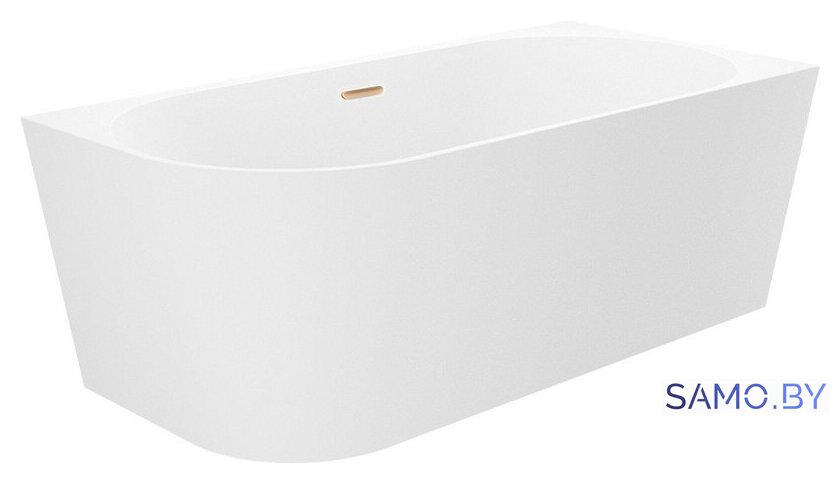 Ванна Wellsee Excellence Pro 140x70 28760904R (пристенная ванна (правая) белый глянец, экран, ножки, сифон-автомат золото) - Изображение №2 — Интернет-магазин samo.by