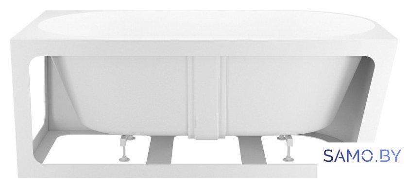 Ванна Wellsee Excellence Pro 140x70 28760904R (пристенная ванна (правая) белый глянец, экран, ножки, сифон-автомат золото) - Изображение №3 — Интернет-магазин samo.by