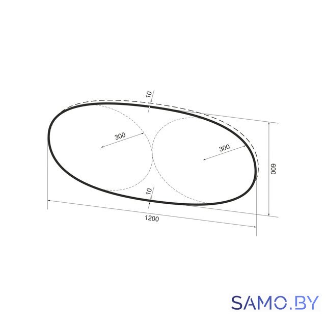  Wellsee Зеркало 7 Rays' Spectrum 172201490, 120 х 60 см - Изображение №9 — Интернет-магазин samo.by