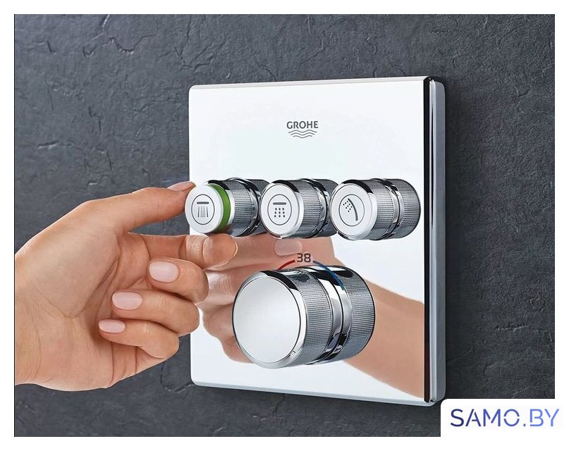 Душевая система  Grohe Grohtherm SmartControl 34706000 - Изображение №4 — Интернет-магазин samo.by
