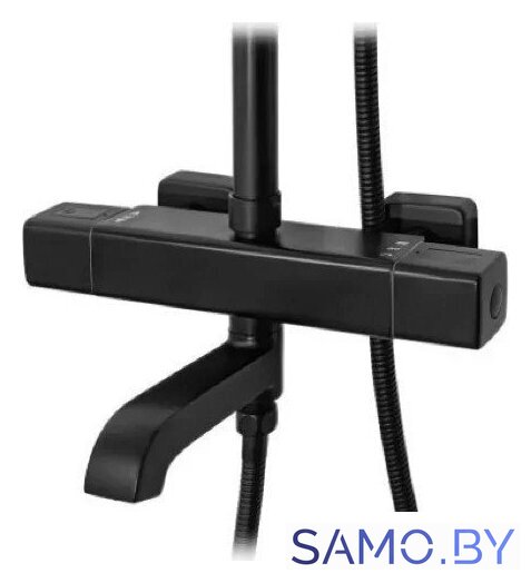 Душевая система  Grocenberg GB7005 (черный матовый) - Изображение №4 — Интернет-магазин samo.by