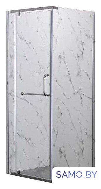 Душевой уголок Veconi 90x90x200 RV18-90-01-C5 (стекло прозрачное/хром) - Изображение №1 — Интернет-магазин samo.by