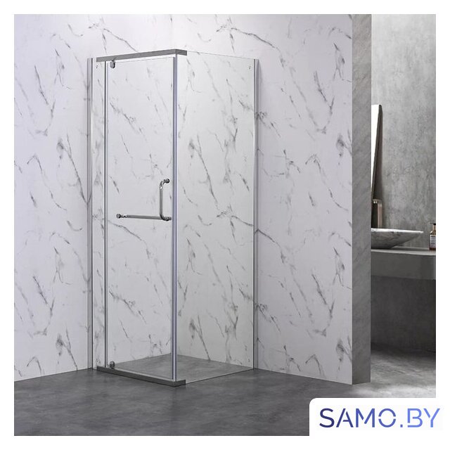 Душевой уголок Veconi 90x90x200 RV18-90-01-C5 (стекло прозрачное/хром) - Изображение №2 — Интернет-магазин samo.by