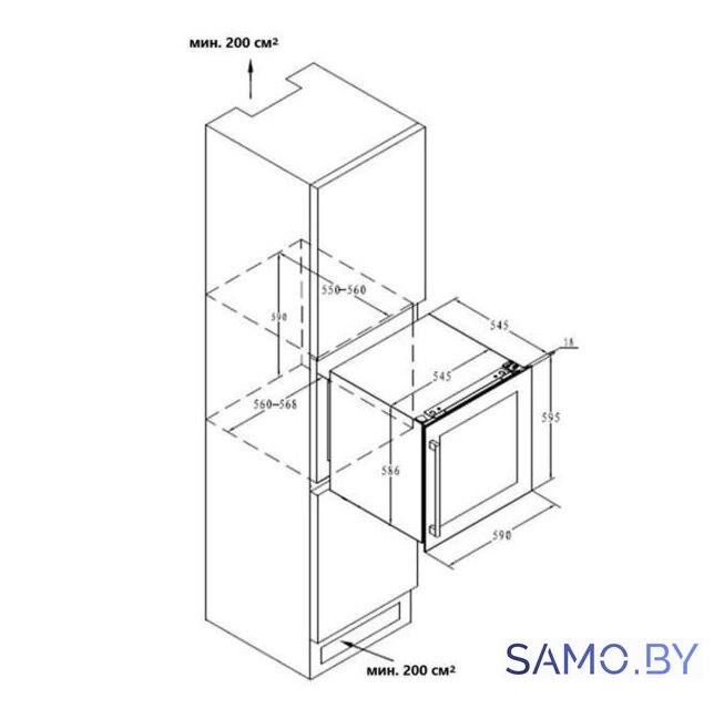 Винный шкаф MAUNFELD MBWC-92S36 - Изображение №2 — Интернет-магазин samo.by