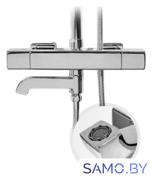 Душевая система  Grocenberg GB7005 (хром) - Изображение №7 — Интернет-магазин samo.by