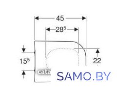 Сиденье для унитаза Geberit Smyle Square 500.687.01.1 - Изображение №4 — Интернет-магазин samo.by