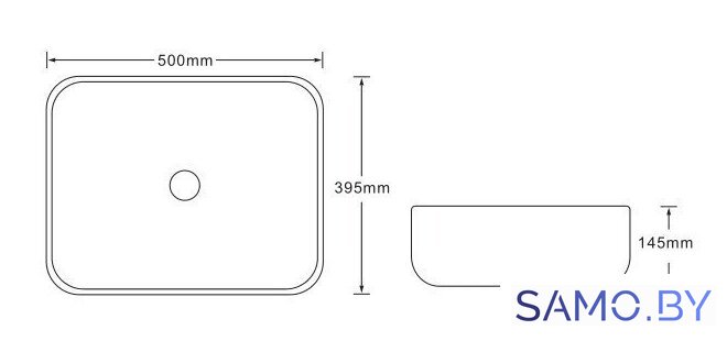 Умывальник SantiLine SL-7025 - Изображение №2 — Интернет-магазин samo.by