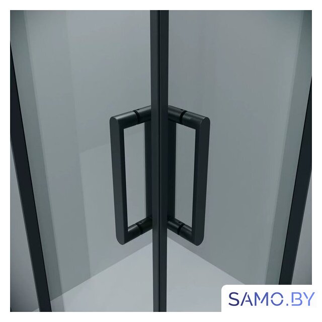 Душевой уголок Grossman Classic 100x100x195 300.K33.04.1010.21.00 (черный матовый/прозрачное стекло) - Изображение №13 — Интернет-магазин samo.by