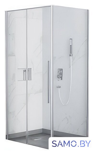 Душевой уголок RGW SV-42 100x150 (хром/прозрачное стекло) - Изображение №1 — Интернет-магазин samo.by