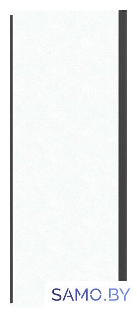 Душевая стенка Grossman Pragma 80x195 200.K33.03.80.21.02 (черный матовый/стекло шиншилла) - Изображение №1 — Интернет-магазин samo.by