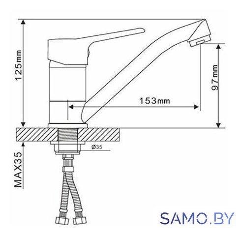 Смеситель Gappo Vantto G4536 - Изображение №12 — Интернет-магазин samo.by