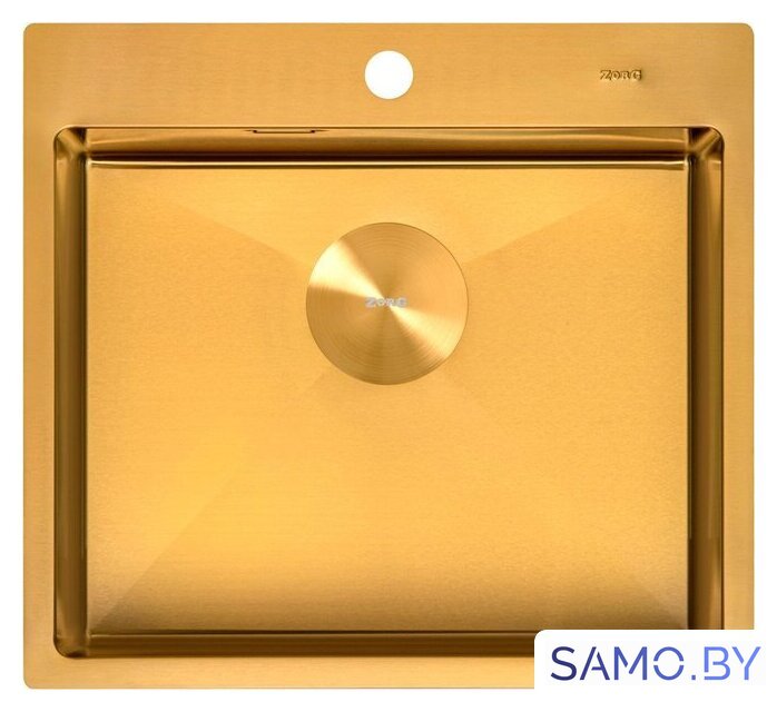 Кухонная мойка ZorG ZRN 5055 Premium PVD Gold - Изображение №1 — Интернет-магазин samo.by