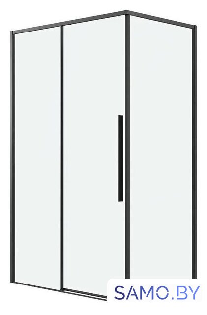 Душевой уголок Grossman Galaxy 100x80x195 120.K33.01.1080.21.00 (черный матовый/прозрачное стекло) - Изображение №1 — Интернет-магазин samo.by
