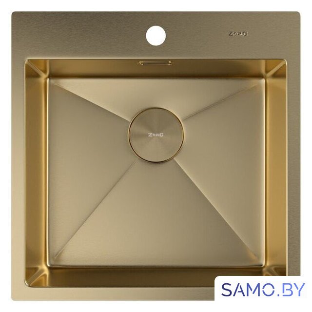 Кухонная мойка ZorG Zerox 51 IF PVD Gold - Изображение №3 — Интернет-магазин samo.by