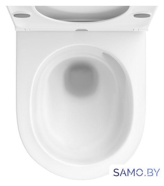 Унитаз подвесной Wellsee Croquis RimFree 182611001 (чаша, пневмокрышка, глянцевый белый) - Изображение №3 — Интернет-магазин samo.by