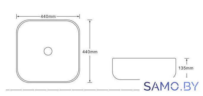 Умывальник SantiLine SL-7024 - Изображение №2 — Интернет-магазин samo.by