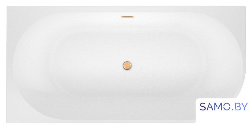 Ванна Wellsee Excellence Pro 180x80 28760804R (пристенная ванна (левая) белый глянец, экран, ножки, сифон-автомат золото) - Изображение №4 — Интернет-магазин samo.by