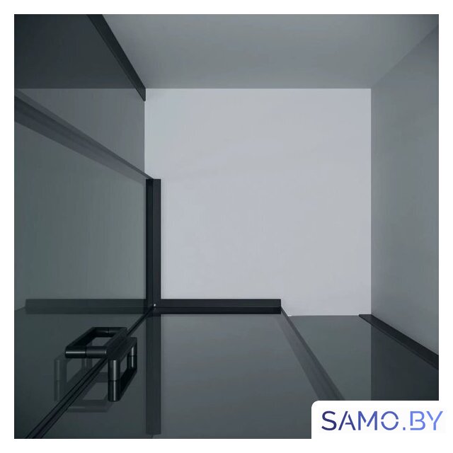 Душевой уголок Grossman Classic 100x100x195 300.K33.04.1010.21.10 (черный матовый/тонированное стекло) - Изображение №6 — Интернет-магазин samo.by