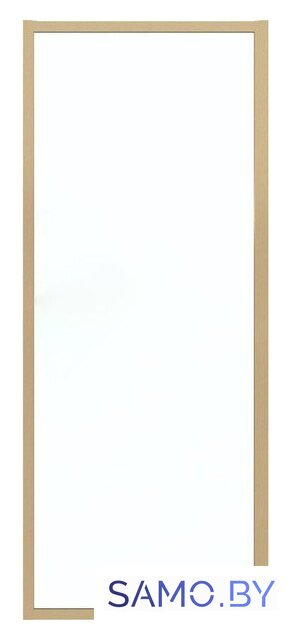 Душевая стенка Grossman Cosmo 70x195 200.K33.02.70.32.00 (золото сатин/стекло прозрачное) - Изображение №1 — Интернет-магазин samo.by
