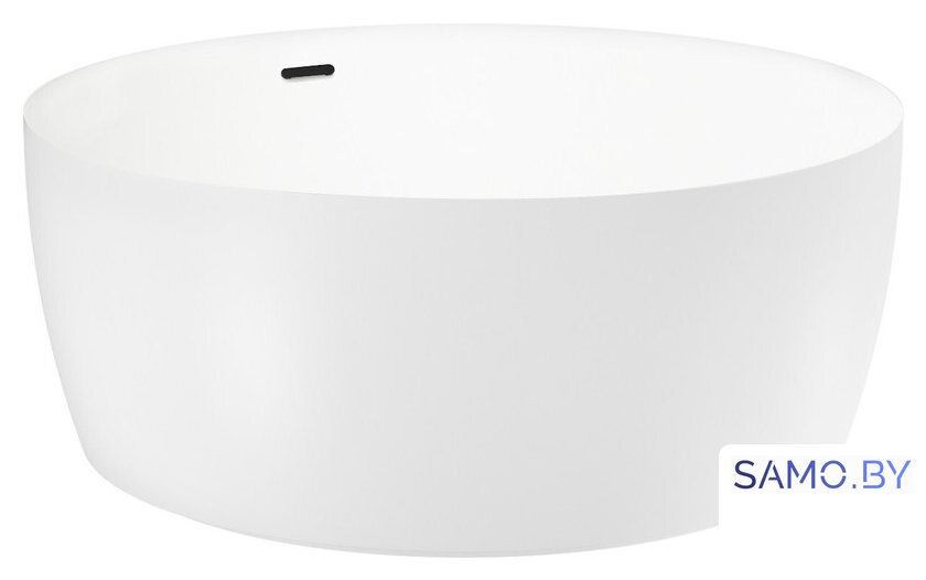Ванна Wellsee Pour Plus 150x150 237101003 (отдельностоящая ванна белый глянец, экран, ножки, сифон-автомат матовый черный) - Изображение №2 — Интернет-магазин samo.by