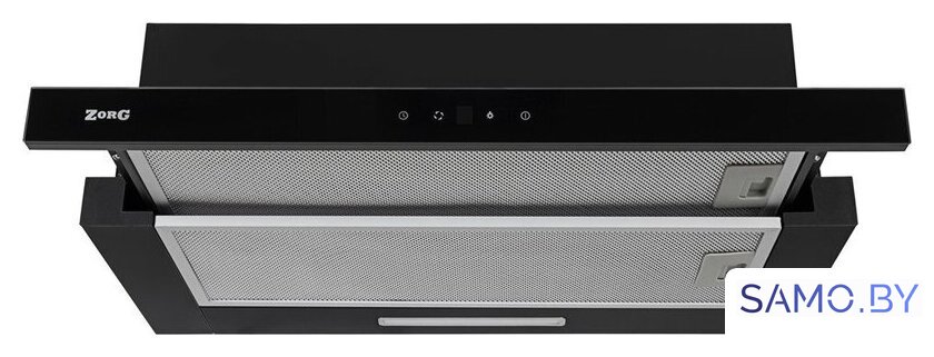 Кухонная вытяжка ZorG Slim 850 60 S (черный) - Изображение №2 — Интернет-магазин samo.by
