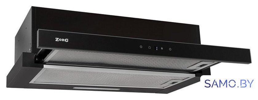 Кухонная вытяжка ZorG Slim 850 60 S (черный) - Изображение №1 — Интернет-магазин samo.by