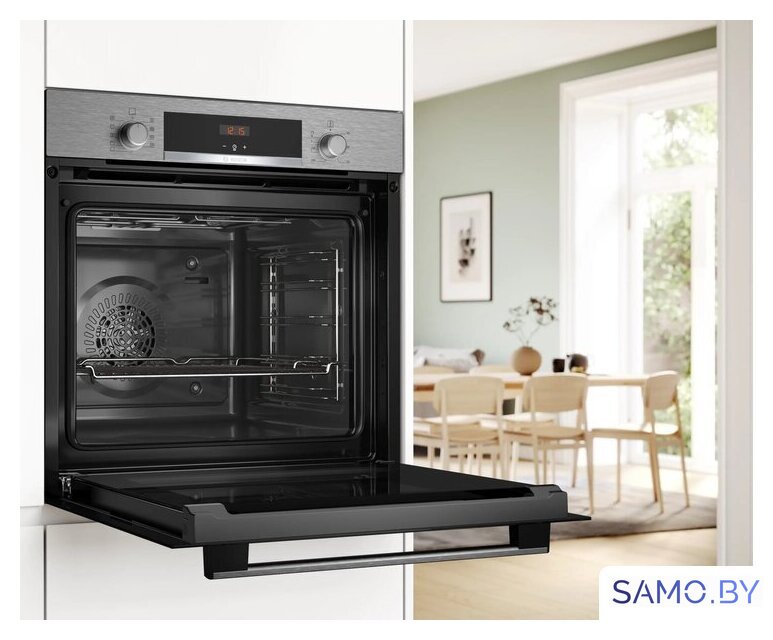 Электрический духовой шкаф Bosch Serie 4 HBA514BS3 - Изображение №5 — Интернет-магазин samo.by