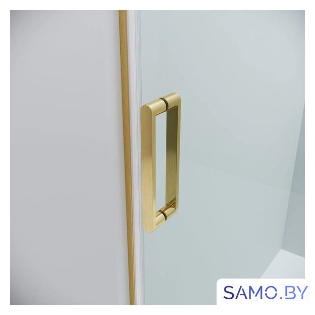 Душевой уголок Grossman Classic 100x80x195 120.K33.04.1180.32.00 (золото сатин/прозрачное стекло) - Изображение №2 — Интернет-магазин samo.by