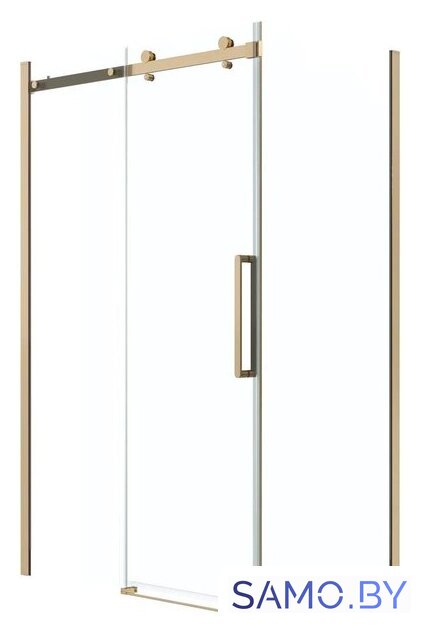 Душевой уголок Grossman Classic 100x80x195 120.K33.04.1180.32.00 (золото сатин/прозрачное стекло) - Изображение №1 — Интернет-магазин samo.by