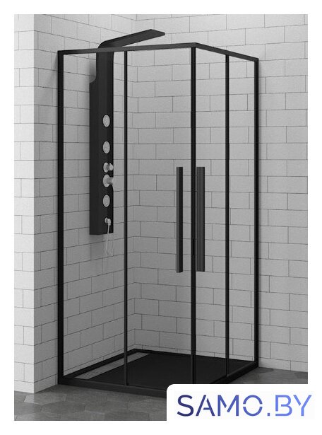 Душевой уголок RGW SV-31B 80x80 (черный/прозрачное стекло) - Изображение №1 — Интернет-магазин samo.by