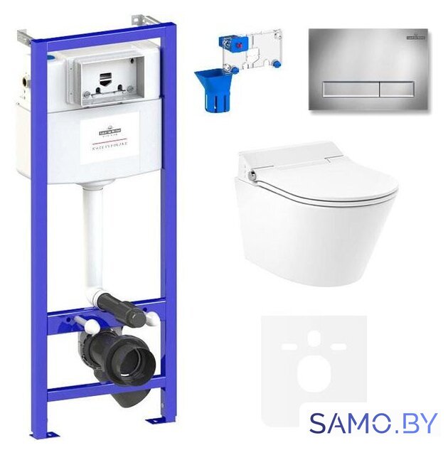 Унитаз подвесной Lavinia Boho Smart V-Clean 7 в 1 87561176 - Изображение №1 — Интернет-магазин samo.by