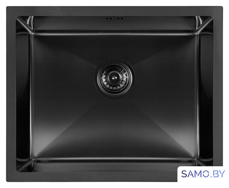 Кухонная мойка ARFEKA ECO AR 550*450 BLACK PVD NANO DECOR MILLET GRAINS - Изображение №1 — Интернет-магазин samo.by
